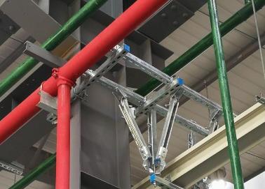 安泽该抗震支架的整体式支吊架结构协调性好